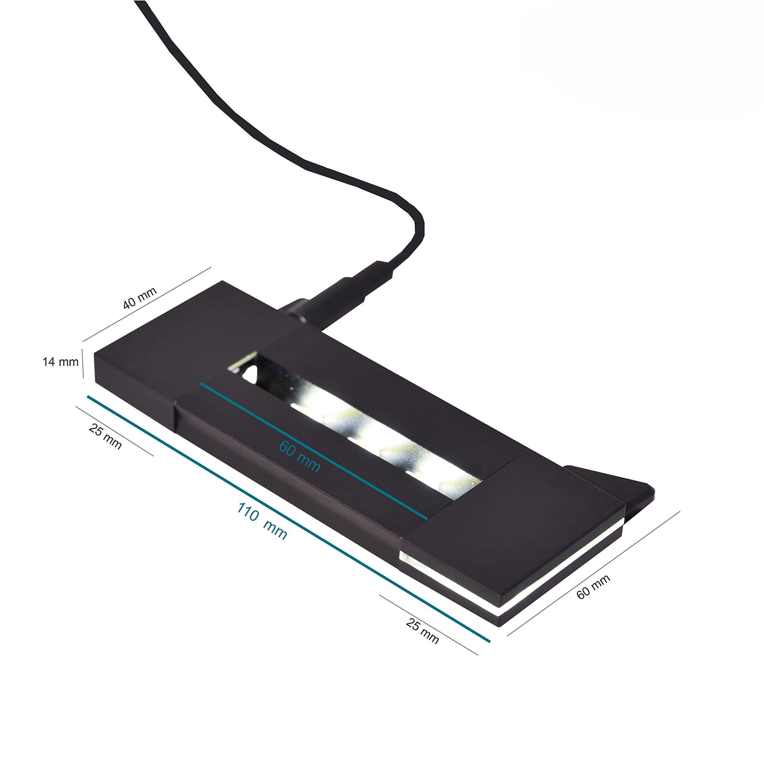 Socle lumineux à LEDs Polaris 60, conçu pour éclairer un verre gravé en 2D au laser, offrant une mise en valeur élégante.