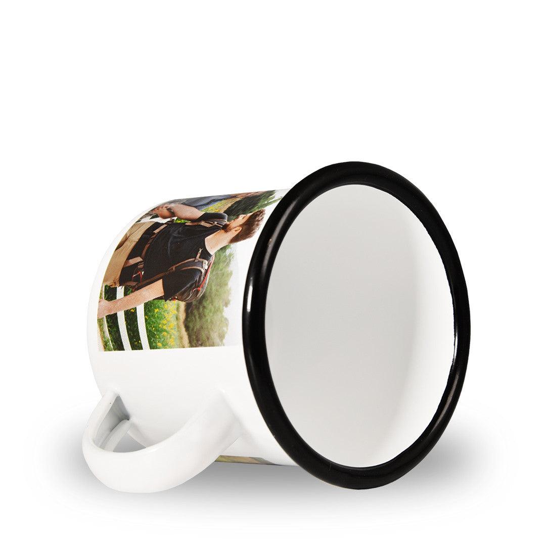 Tasse Émaillée Personnalisée - Cadeau Original avec Impression Unique - Cadeaux en verre