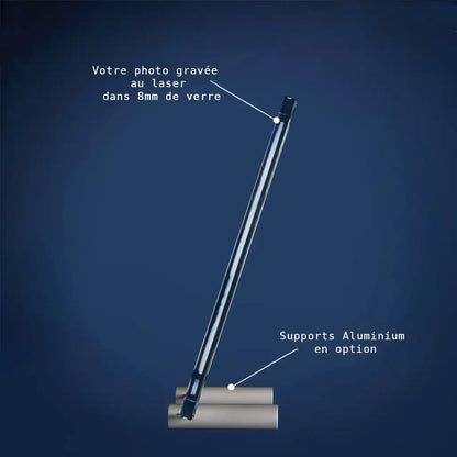 Verre Plat 13x18 Paysage - Gravure 2D Élégante et Personnalisée